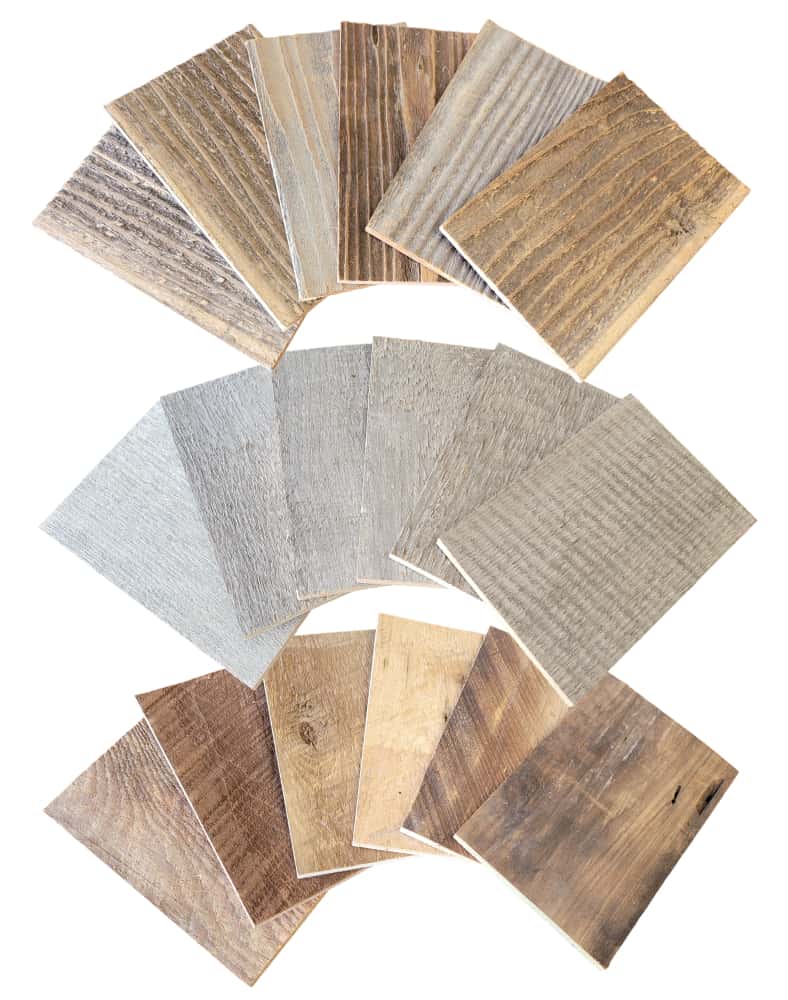 recwood panel samples