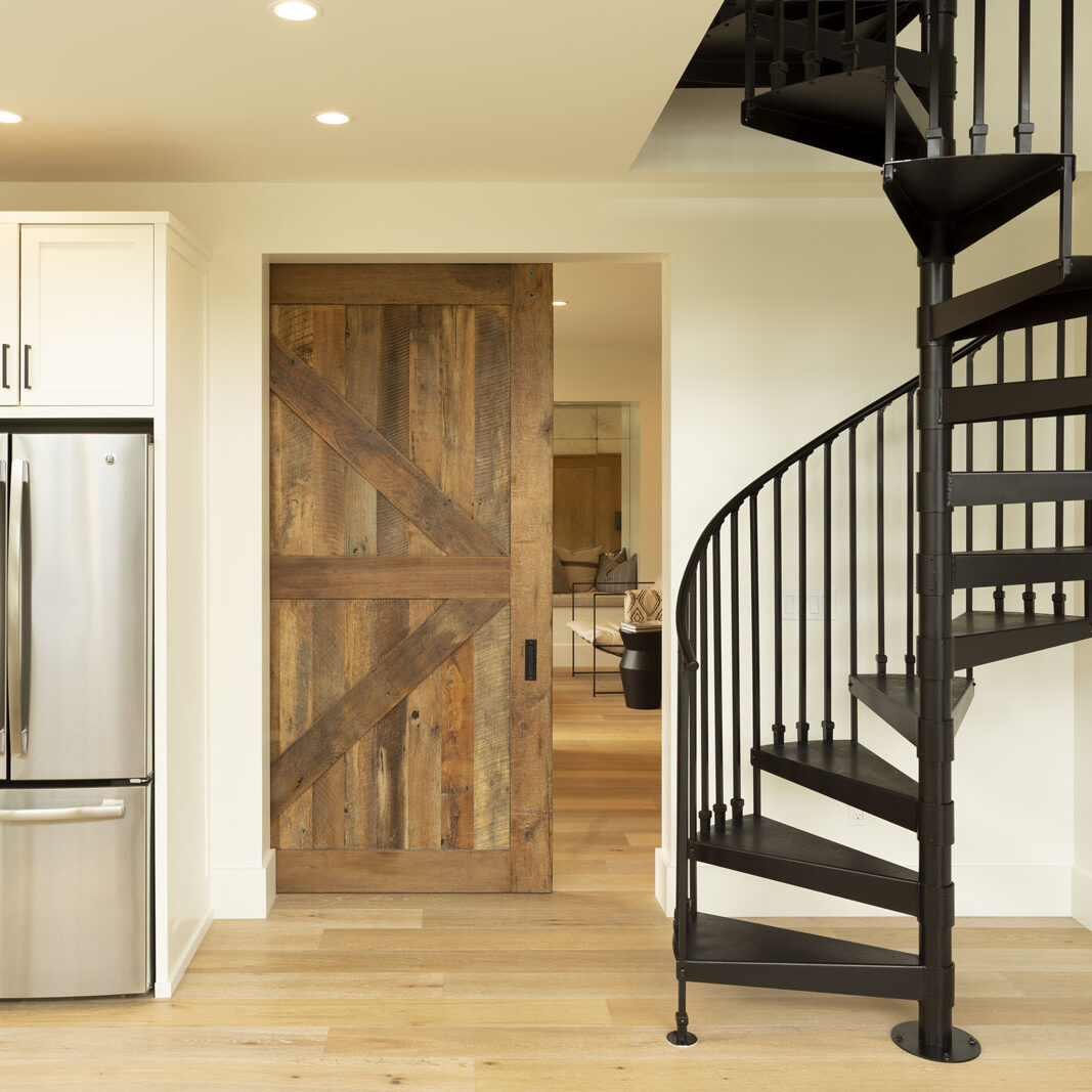 barnwood-door-modern-staircase